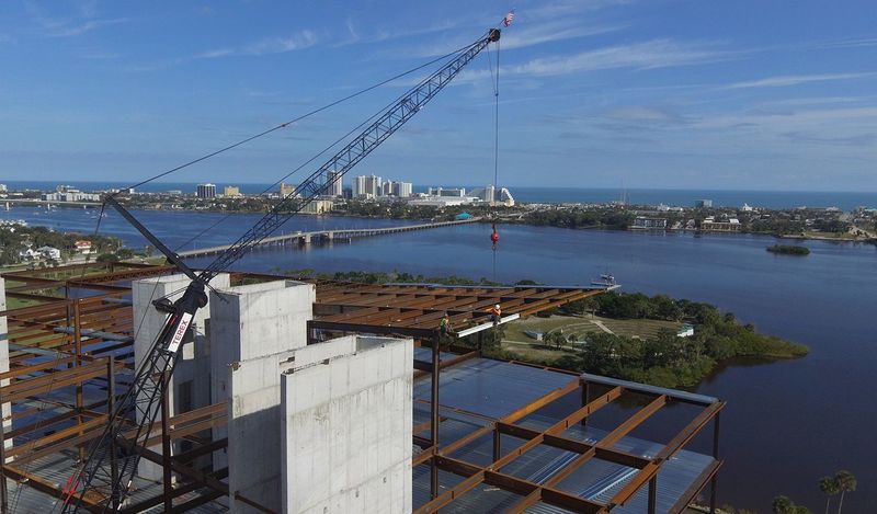Brown & Brown Tops Off Its Future HQ in Daytona Beach