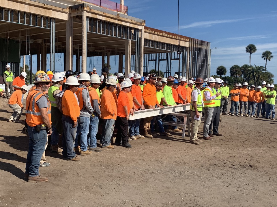 Brown & Brown Tops Off Its Future HQ in Daytona Beach