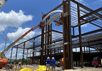 Topping ceremony held for the University of Florida's Football Training Facility